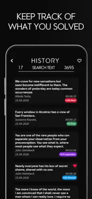Cryptogram - Decrypt Quotes android App screenshot 4